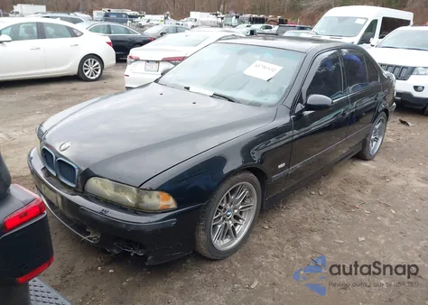 2000 BMW M5 z USA, uszkodzony, nr VIN WBSDE9342YBZ96013